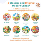 GO GO Bible Songs of Wisdom: Bible Songs Book for Toddlers, 8 Songs, Talking Books for Toddlers 2-4 Years, Sound Books, Sing Along Books, Baby Music Book, Christian Toys for Toddlers