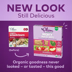 Plum Organics Mighty Snack Bars - Strawberry - 0.67 oz Bars (Pack of 48) - Organic Fruit and Vegetable Toddler Food Snack Bars