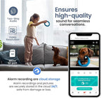 VTA+ Full HD Smart Video Call Camera, 2.8” Screen, Elderly & Child Care Indoor Security, Motion Tracking & Night Vision, 2-Way Audio, WiFi 350° Rotation