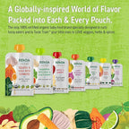 Kekoa Foods Squash & Kale with Turmeric Baby Food Purée | 100% USDA Certified-Organic Vegetarian Squeeze Pouch | Organic, Non-GMO, Gluten-Free, Vegan | Nutritious First Food for Babies | 3.5 oz