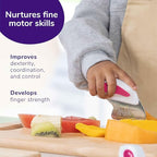 doddl Toddler Utensils, Ergonomic Fork Spoon and Knife Set for Self Feeding, Stainless Steel Silverware for 1-3 Year Olds, BPA Free, Dishwasher Safe (Aqua)