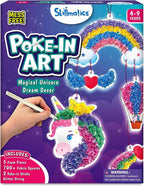 Skillmatics Poke-in Art - Magical Unicorn Dream Decor, Mess-Free Fun for Kids, DIY Wood Craft Kits, Creative Activity, Gifts for Ages 4, 5, 6, 7, 8, 9