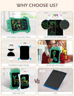 Jasonwell LCD Writing Tablet Kids - Drawing Pad Doodle Board for Kids Toddlers Drawing Toy Educational Learning Toys Christmas Birthday Gift 2 3 4 5 6 7 8 Year Old Girls Boys (Dino&Unicorn)