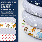 Niimo XXL Pregnancy Pillow & Baby Feeding Pillow - 2022 Double Platinum Winning Maternity Pillow, 100% Cotton Pregnancy Pillow Cover, Machine-Washable, Pregnancy Must Haves