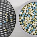 GOGOSO Balls for Ball Pit - Plastic Ball for Toddlers 1-3, Baby Kids Ball Pool Decoration,Creamy Green+Creamy Blue+ Soft White,200pcs