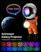 Rossetta Astronaut Galaxy Projector, Star Projector for Bedroom, LED Night Light for Kids Room with Timer and Remote, Room Decor Aesthetic, Home Decor, Gifts for Adults, Teens, Christmas, Birthday