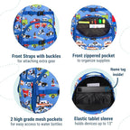 Wildkin ECO rPET 15-inch Kids Backpack – Sustainable, Padded, Adjustable – Heroes