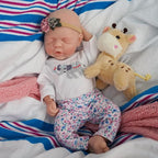 Lifelike Reborn Baby Dolls - 12-inch Full Silicone Newborn Girl, Real Life Baby Dolls with Clothes & Feeding Accessories Set for Kids Age 3+
