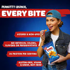 Gratify Bamba Peanut Butter Snacks for Families - All Natural Peanut Butter Corn Puffs Snacks ( 24 pack 0.7oz bags) - Made with 4 Simple Ingredients