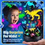 COOLNIGHT Night Light for Kids, 93 Lighting+3 Films Kids Night Light Projector, Remote+Dimmable Star Projector, 360°Slient Glow in The Dark Stars for Ceiling, Gift for 3-8