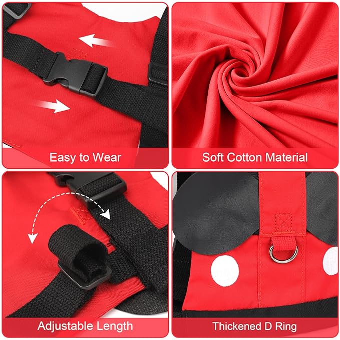 Accmor Toddler Harness Leash, Cute Kids Leash + Black Anti Lost Wrist Link for Outdoor Travel, Adorable Baby Leash Child Walking Harness Wristband Assistant Strap Mini Belt Protector for Boys Girls