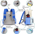 Toddler Backpack for Boys 2-5: Preschool Kindergarten Backpack - 13" Daycare Backpack Fit A4 Folder