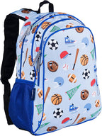 Wildkin 15-inch Kids Backpack – Durable, Padded, Adjustable for School & Travel - Game On