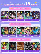 Sound Machine Baby Night Light Projector, 10 White Noise | 21 Colors | 15 Films Toddler Night Light for Kids, Remote Control Baby White Noise Machine, Unicorn Toys for Girls