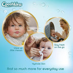 De-Chlorinated Pure Water Baby Wipes | Gentle Unscented Wipes for Sensitive Skin | 99.9% Pure Water Based | Alcohol-Free, Paraben-Free | Soft & Thick (60 Count (Pack of 24))