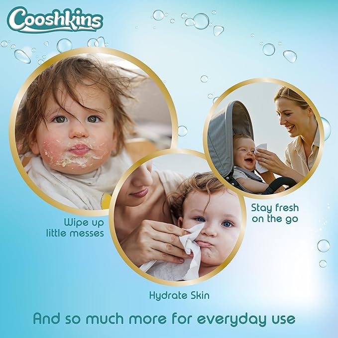 Bulk 540 Wipes – 60 Count (Pack of 9) De-Chlorinated Pure Water Baby Wipes | Gentle Unscented Wipes for Sensitive Skin | 99.9% Pure Water Based | Alcohol-Free, Paraben-Free | Soft & Thick