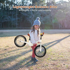 14" Kids Balance Bike for 3,4,5,6 Year Old Boys and Girls, Air Tires with Magnesium Alloy Frame, Lightweight No Pedal Toddler Training Bicycle