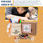 Robotics Engineering Kit | Designed by Scientists | 50 Plus Parts | 10 Plus STEM Projects for Kids 8 to 12 | Learn Electronics, Science | Grow Creativity, Grit | DIY Inventor Toy Gift