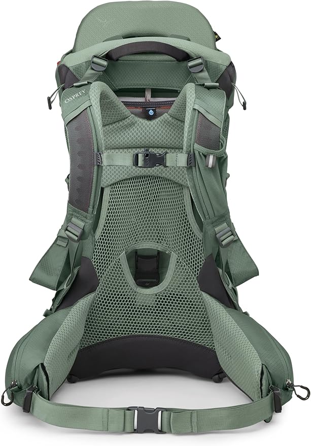 Osprey Poco Premium Child Carrier Backpack - Deluxe Kid Carrier for Hiking with Built-in Sunshade, Removable Daypack, and Adjustable Fit - Premium Comfort for Parent and Child