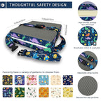 Toddler Booster Seat for Dining Table, Portable Booster Seat for Kitchen Chair, 4 Inch High-Density Foam Cushion with Adjustable Safety Straps and Non-Slip Bottom, Perfect for Kids Travel and Daily