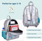 Wildkin 15-inch Kids Backpack – Durable, Padded, Adjustable for School & Travel - Holographic