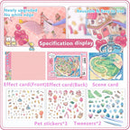 DIY 3D Sticker Scene，Romantic Island Wedding Jumbo-Large, Reusable Sticker, Cute Sets for Free Combination, Waterproof for Anywhere, Crafts Party Favors Birthday GIF