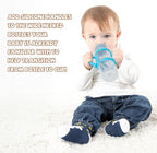 RTMOK Bottle Handles for Dr. Brown's Narrow Baby, Wide-Neck, Removable Easy-Grip Transitional Sippy Cup Handles, 100% Silicone-BPA-Free Material, 4m+