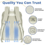 PILLANI Baby Diaper Bag Backpack - Large Bag for Boys & Girls, Waterproof Diaper Backpack - Travel Diaper Bags w/Changing Pad, Baby Registry Search & Shower Gifts - Essentials Must Haves Newborn Stuff