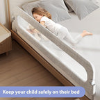 Baby Bed Rails Guard for Toddlers - Toddler Bed Rail for Queen Full King Twin Crib Bunk Size Bed Adjustable Heights & Foldable Bedrail Extra Tall Child Safety Side Railing Guards for Kids(78.7")
