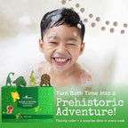 Dinosaur Bath Bombs for Kids with Surprise Dino Toys Inside (6 Pack) - Large Bubble Bath Bombs for Boys and Girls - USA Made, Fruity Scents, Children and Teen Gift Ideas by Two Sisters