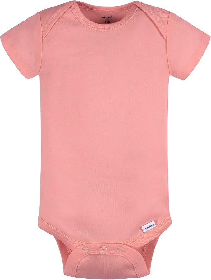 Gerber baby-boys 5 Pack Onesies Multi-packs Bundle Interlock 180 Gsm