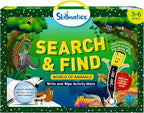 Skillmatics Search and Find Animals Educational Game - Reusable Preschool Learning Activities, Perfect for Toddlers & Kids Who Love Toys, Art & Crafts, Builds Vocabulary, Gifts for Ages 3, 4, 5, 6