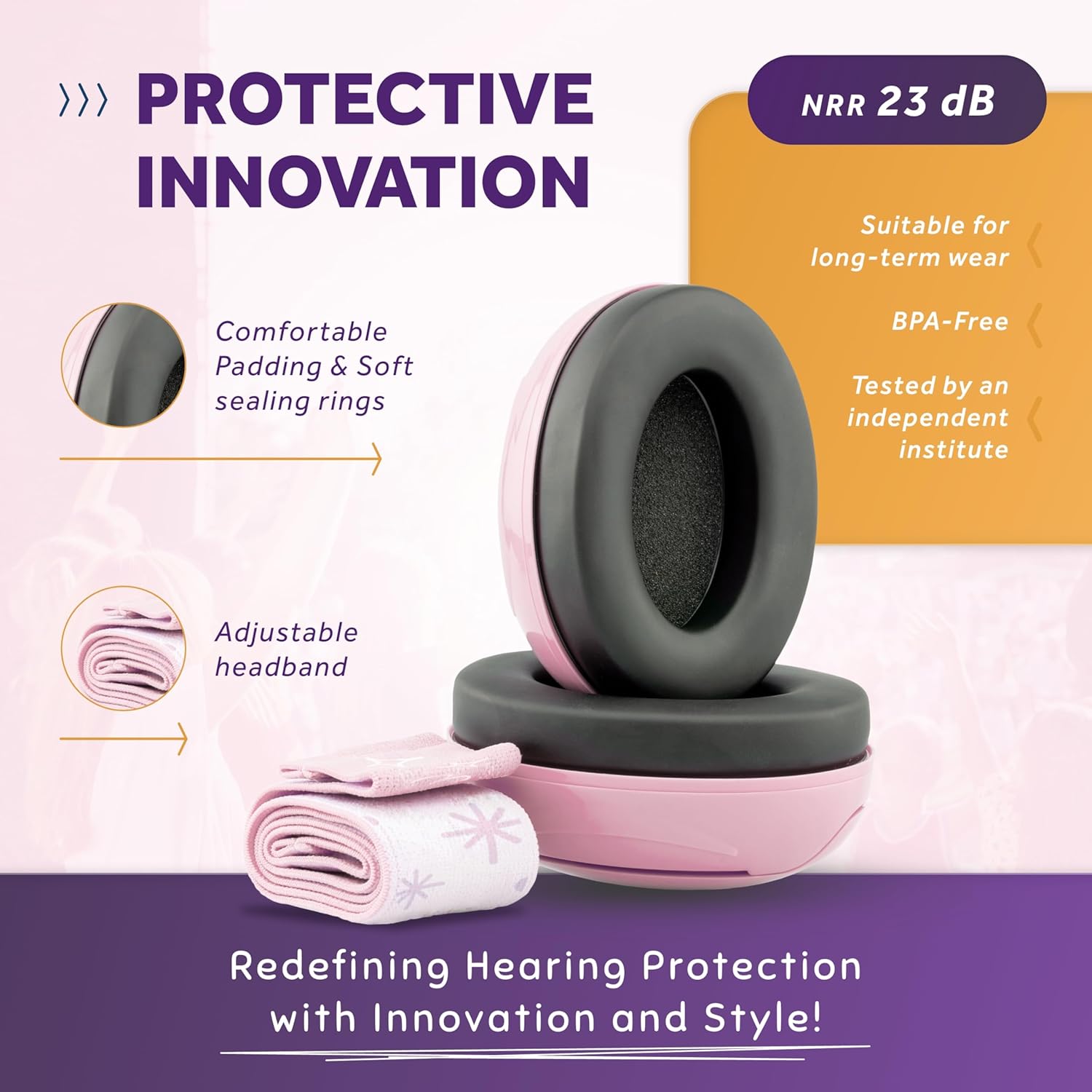 Schallwerk ® Mini+ Baby Ear Muffs – Infant Noise Cancelling Headphones, Toddler Ear Protection, Baby Headphones for Noise