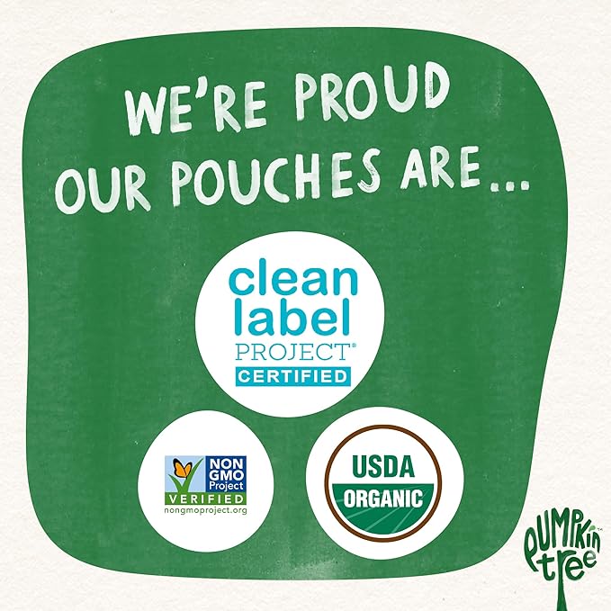 Pumpkin Tree Peter Rabbit Organics Strawberry and Banana Pure Fruit Snack, 4 Ounce (Pack of 10)