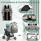 Lenski Diaper Bag Backpack, Baby Shower Gifts for New Mom, Baby Registry Search, Newborn Diaper Bag with Changing Station and USB Charging Port, Toddler Travel Essential, Large Capacity Nappy Bag