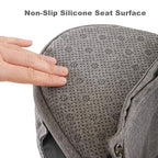 SUNVENO 3 in 1 Ergonomic Baby Carrier with Hip Seat for Newborns and Toddlers, Supports 20 lbs and Up, Waist and Back Relief with Large Weight Capacity for All Season Use, Grey
