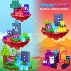 150PCS Magnetic Blocks, Magnetic Tiles Building Sensory Montessori Toys & Games for 3 4 5 6 7 8 9 10 11 12 13 Year Old Boys Girls Halloween Christmas Birthday Gifts