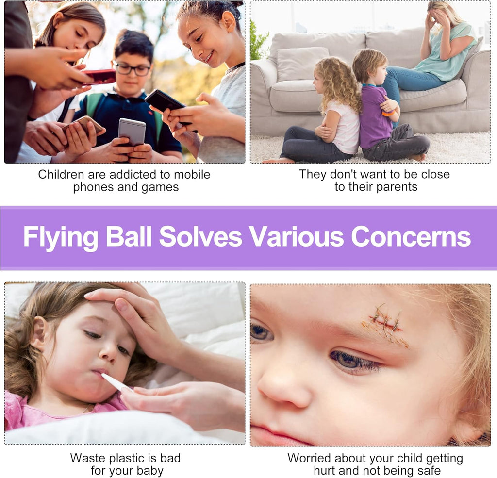 Flying Orb Ball Toys, Galaxy Ball Boomerang Ball Fidget Spinner, Cosmic Globe Toy for Indoor Outdoor, Gift for 6 7 8 9 10+ Year Old Boys Girls Teens - Blue