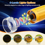 NOCOEX 1000X Handheld Kids Microscope for Edu Gift - 8 LED Light Portable Microscope for Kids, Photo & Video Mini Digital Micro Scope, Type C Charging 2'' Screen Windows & Mac OS for Age 3-12 Student