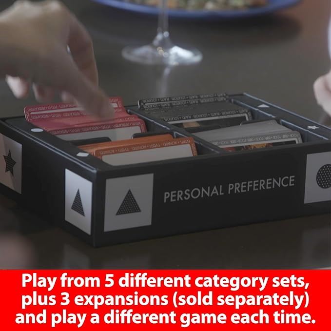 Board Game - The Original Preference Ranking Family Party Game from The 1980s, with 750 All New Cards, 'How Well Do You Really Know Each Other', 2-12 Players (Updated Edition)