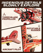 ROKR 3D Wooden Puzzles for Adults,Gravity Swing Model kit, 163Piece 3D Puzzles for Adults