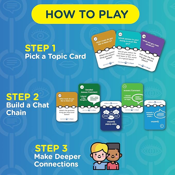 Chat Chains - The Game That Connects Us | Emotional Social Skills Games for Teens | Kids Therapy Games | Ages 8-99 | Fun and Fast | 15 Mins Playtime