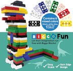 Large Building Blocks for Kids Ages 3-8 – 288 Piece Mega Set – Indoor & Outdoor STEM Toy for Boys & Girls