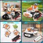 5in1 STEM Robot Building Toys for Kids, Remote & APP Controlled Robot Car Tank STEM Building Kit for Kids Science Learning, 689 Pcs DIY Building Blocks Set Gifts for Age 6 7 8 9 10 11 12+ Boys & Girls
