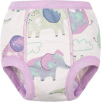 BIG ELEPHANT 10-Packs Training Underwear Absorbent Toddler Potty Trained Pants for Boys and Girls, 12 Months - 9 Years