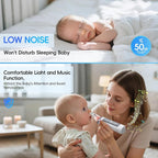 Nasal Aspirator for Baby, Electric Nose Sucker for Baby & Toddler, Congestion Relief with 3 Levels Suction,Soothing Light & Nursery Rhymes