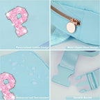 Fanny Pack Belt Bag Crossbody Bags with Initials Letter Patch Trendy Stuff for Teens Cute Stuff Birthday Gifts for Teenager Girls | P,Blue Bag