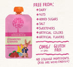 Pumpkin Tree Peter Rabbit Organics Strawberry and Banana Pure Fruit Snack, 4 Ounce (Pack of 10)