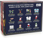 Gutter Games 12 Games of Christmas - 12 Hilarious Holiday Activities [Family Party Games Pack for Kids, Teens & Adults] - by Beat That! Game - Multicolor