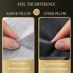 U-Shaped Pregnancy Pillow – 100% Cotton Cover, Full Body Maternity Support for Belly, Back and Legs – Bonus Eye Mask and Gift Box (Dark Grey)